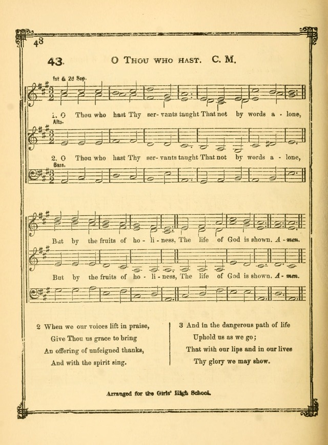 50 Hymns and Tunes: arranged for the Girl