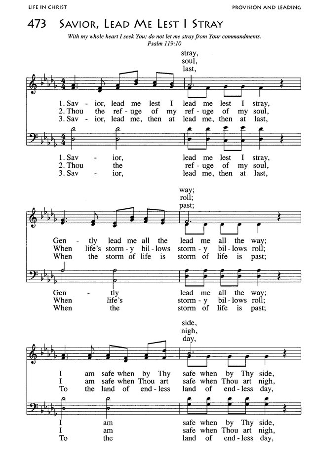 African American Heritage Hymnal page 729