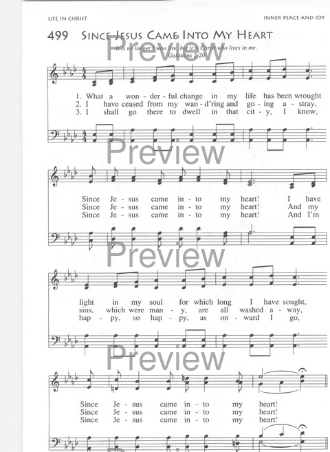 African American Heritage Hymnal page 797