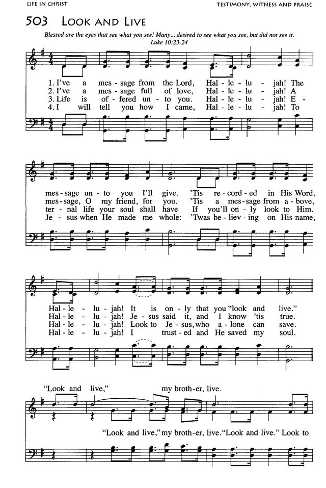 African American Heritage Hymnal page 803