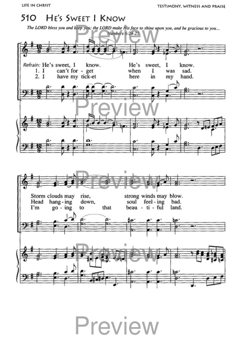 African American Heritage Hymnal page 817