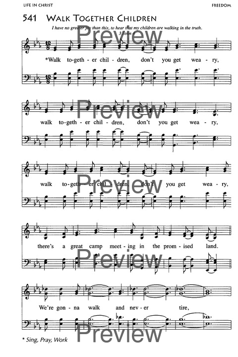 African American Heritage Hymnal page 859