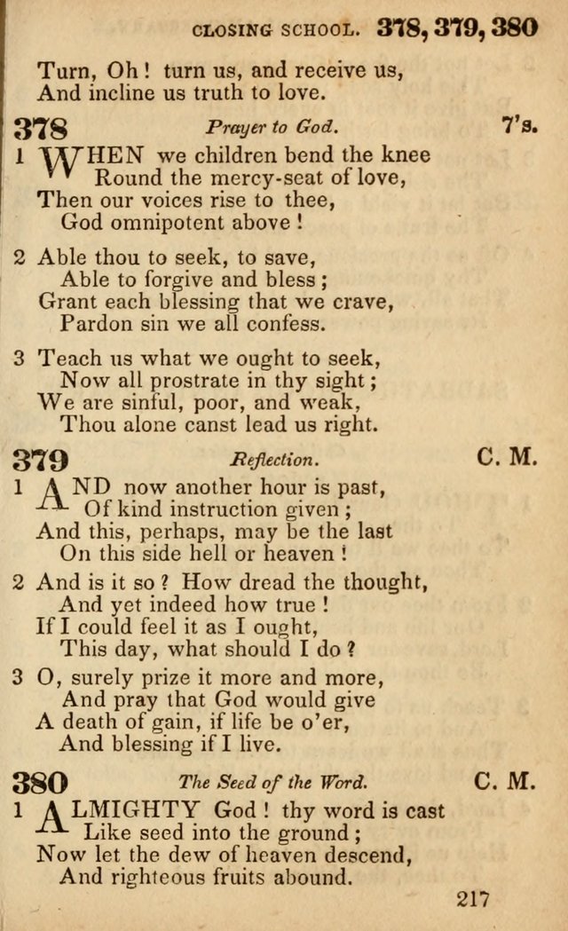The American Baptist Sabbath-School Hymn-Book page 223