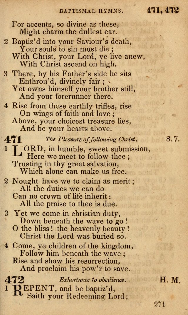 The American Baptist Sabbath-School Hymn-Book page 281