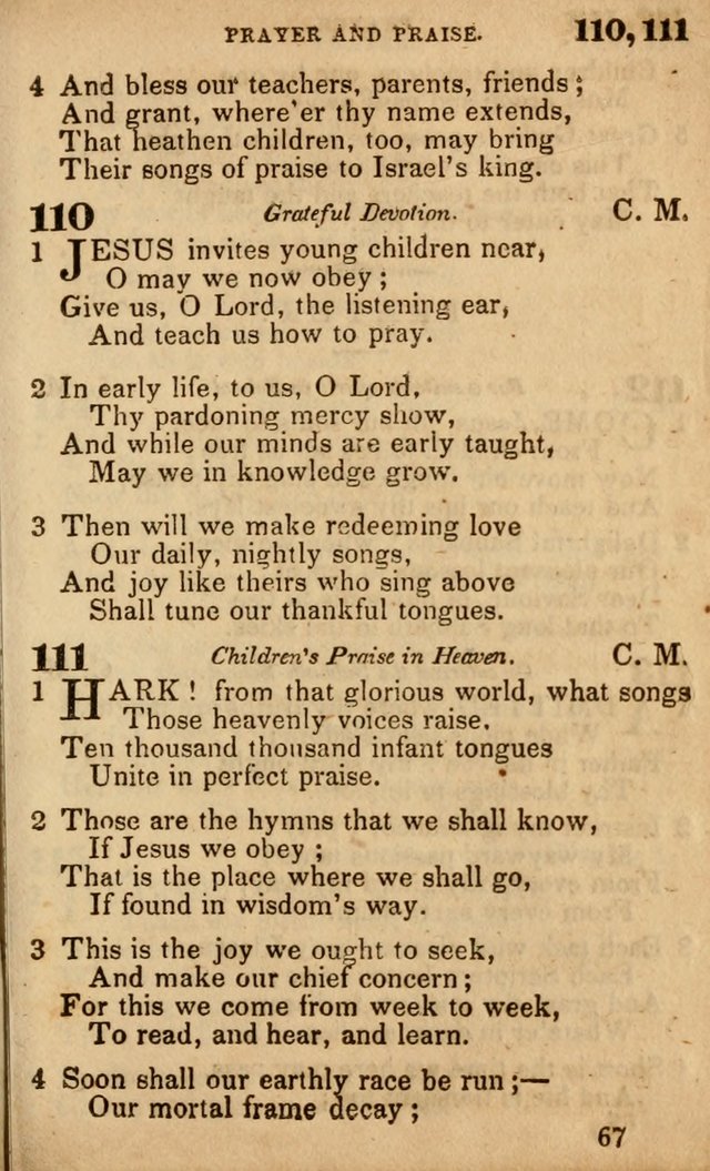 The American Baptist Sabbath-School Hymn-Book page 71