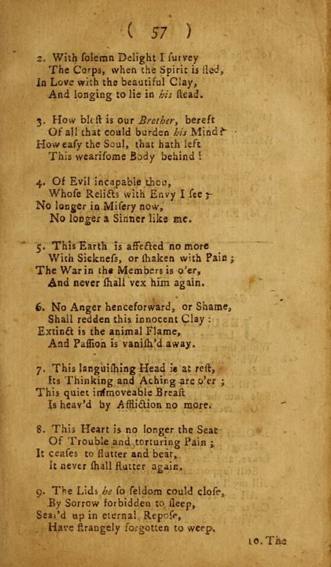 A Choice Collection of Hymns, in which are some never before printed page 55