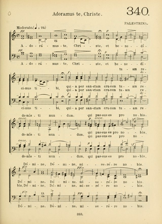 American Catholic Hymnal: an extensive collection of hymns, Latin chants, and sacred songs for church, school, and home, including Gregorian masses, vesper psalms, litanies... page 390