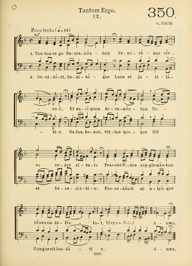 American Catholic Hymnal: an extensive collection of hymns, Latin chants, and sacred songs for church, school, and home, including Gregorian masses, vesper psalms, litanies... page 396