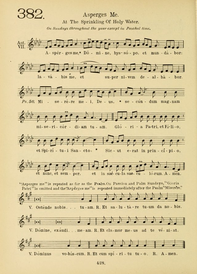 American Catholic Hymnal: an extensive collection of hymns, Latin chants, and sacred songs for church, school, and home, including Gregorian masses, vesper psalms, litanies... page 435