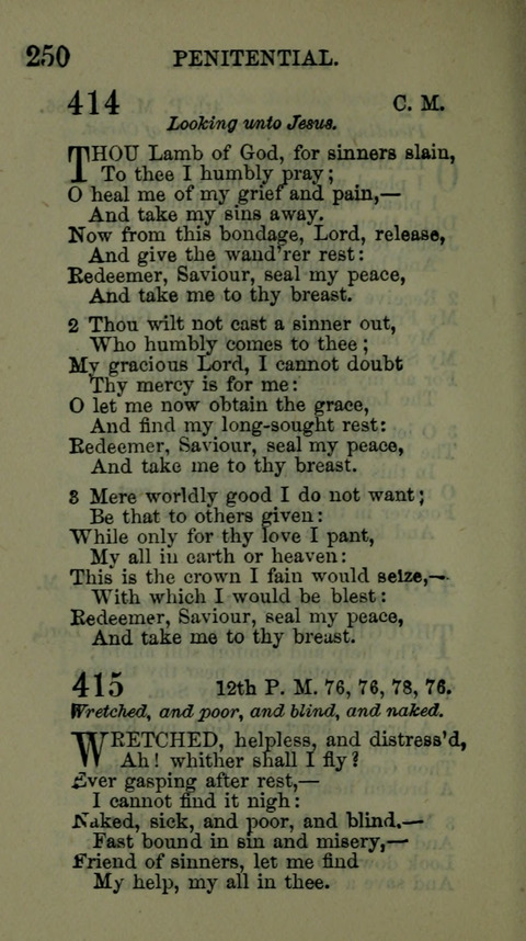 A Collection of Hymns for the use of the African Methodist Episcopal Zion Church in America page 244