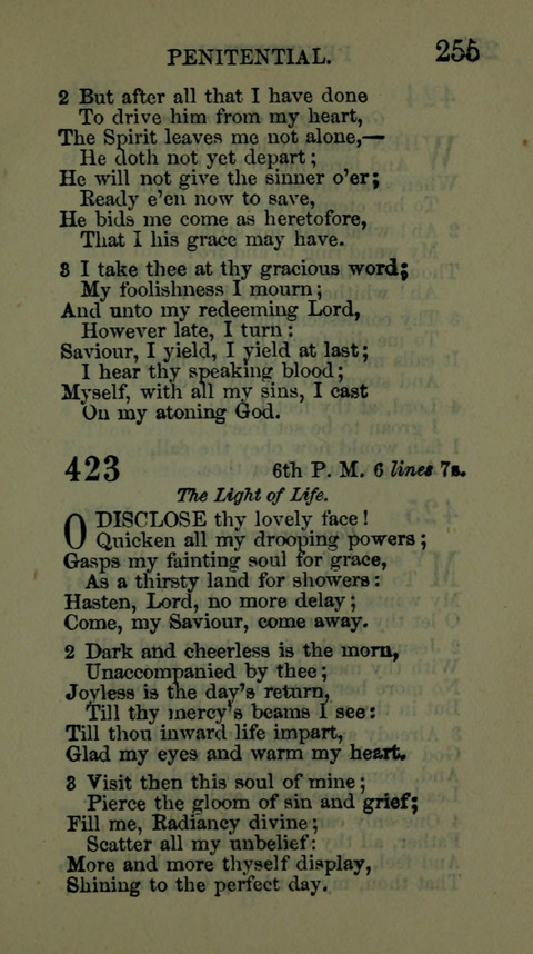 A Collection of Hymns for the use of the African Methodist Episcopal Zion Church in America page 249