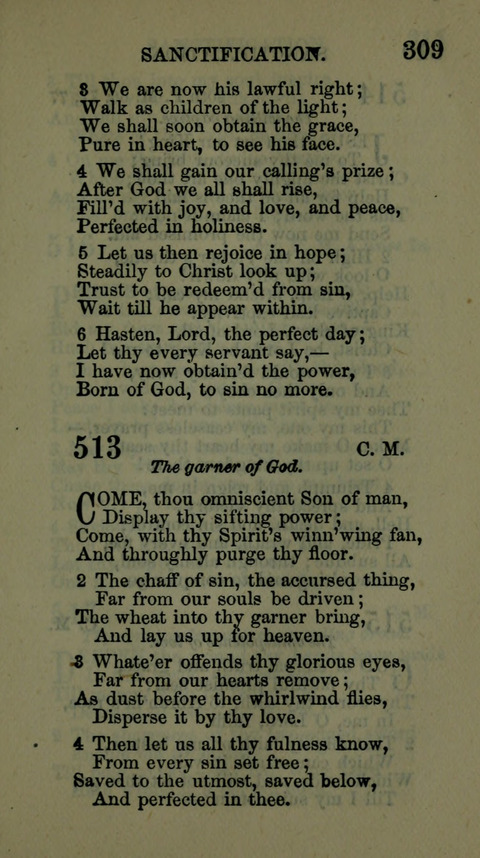 A Collection of Hymns for the use of the African Methodist Episcopal Zion Church in America page 303