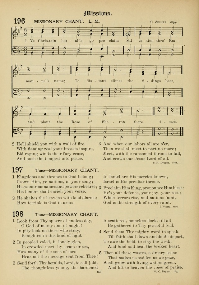 The Academic Hymnal page 153