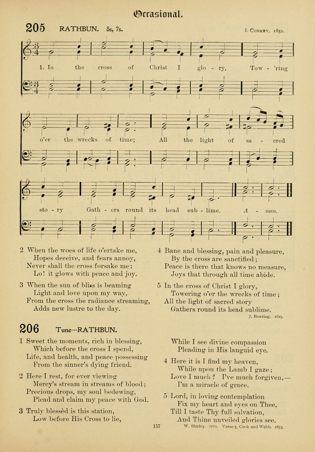 The Academic Hymnal page 158