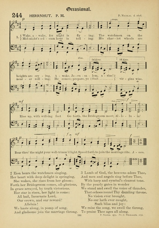 The Academic Hymnal page 181