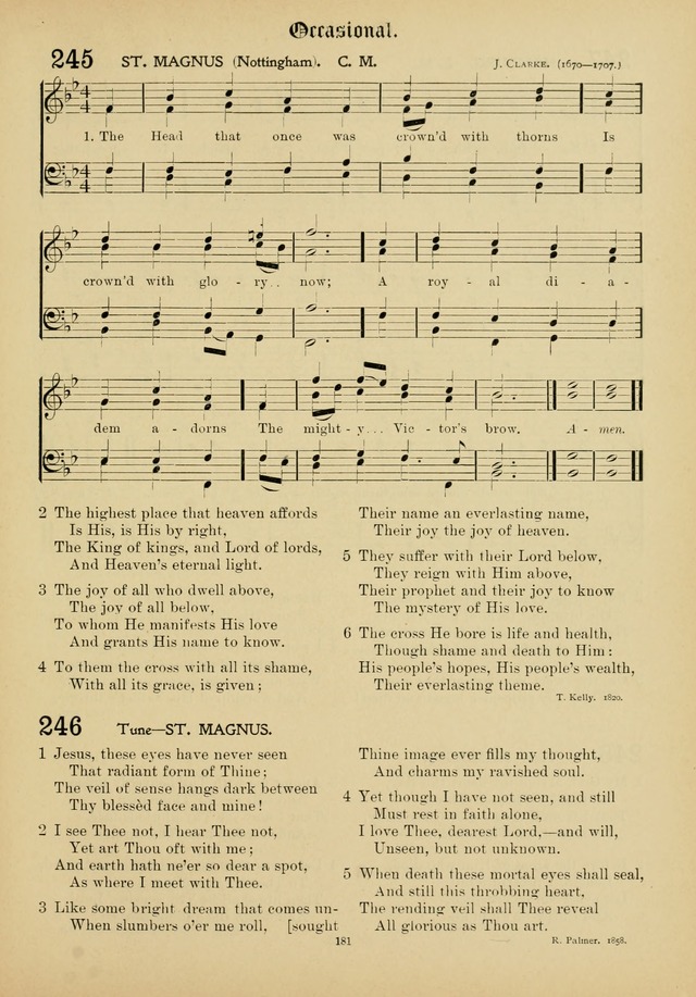 The Academic Hymnal page 182