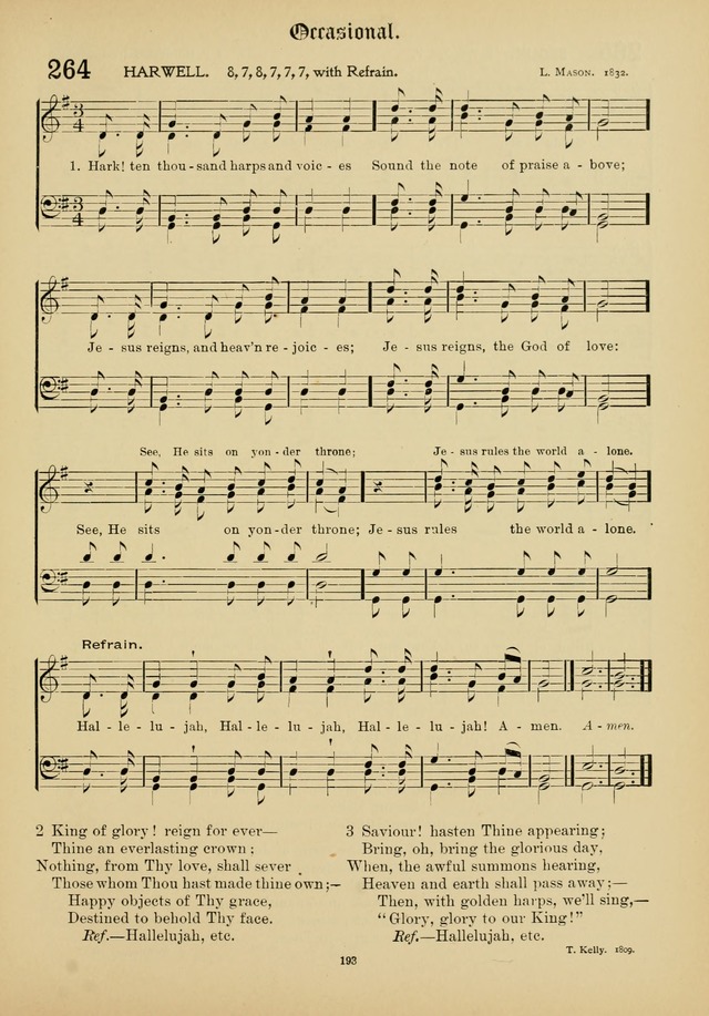 The Academic Hymnal page 194