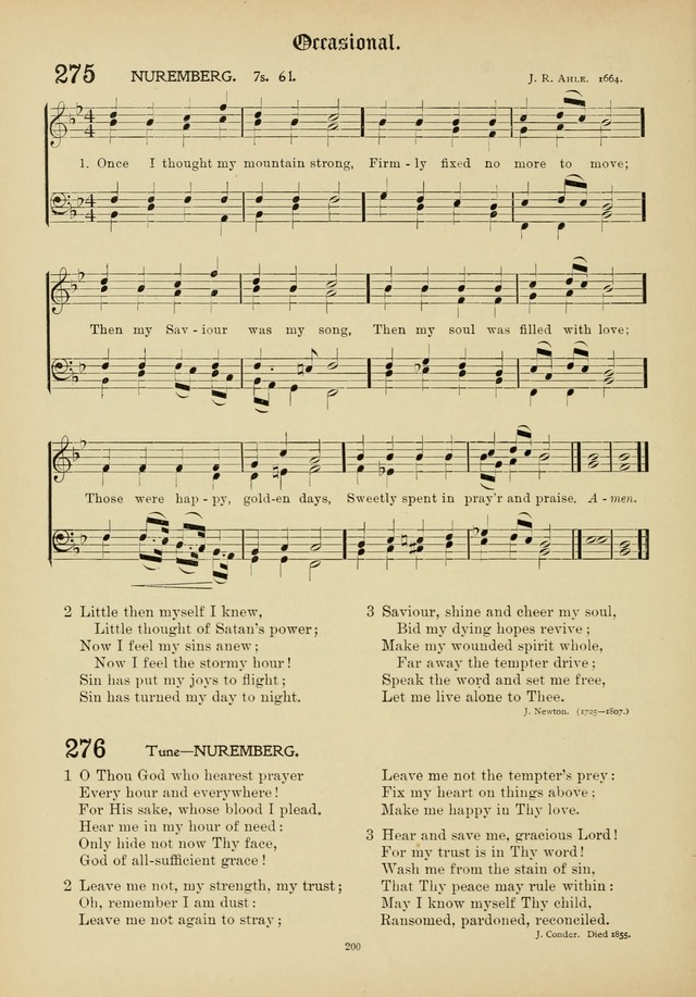 The Academic Hymnal page 201