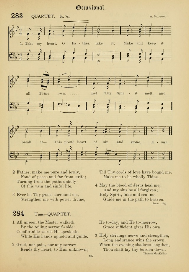 The Academic Hymnal page 208