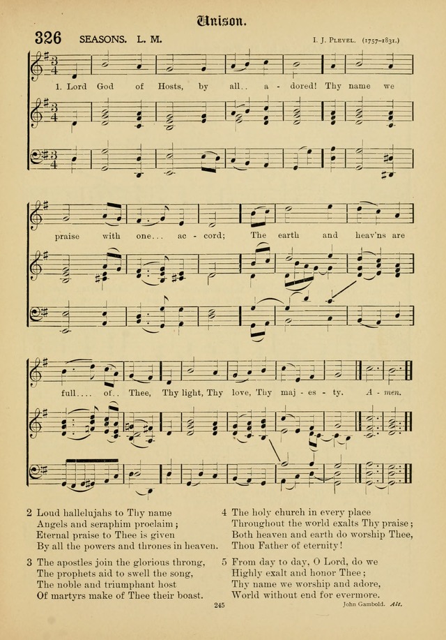The Academic Hymnal page 246
