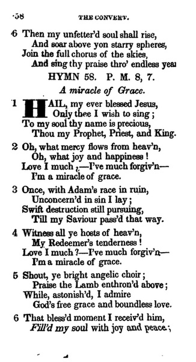 Additional Hymns, Adopted by the General Synod of the Reformed Dutch Church  in North America, at their Session June 1831. 2nd ed. page 47