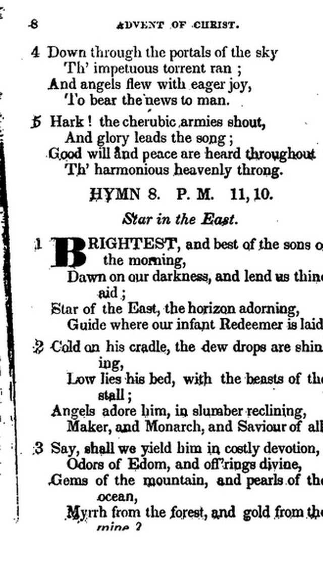 Additional Hymns, Adopted by the General Synod of the Reformed Dutch Church  in North America, at their Session June 1831. 2nd ed. page 7