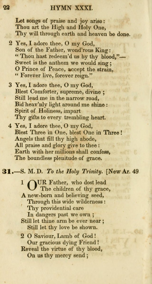 Additional Hymns, Adopted by the General Synod of the Reformed Protestant Dutch Church in North America, at their Session, June 1846, and authorized to be used in the churches under their care page 27