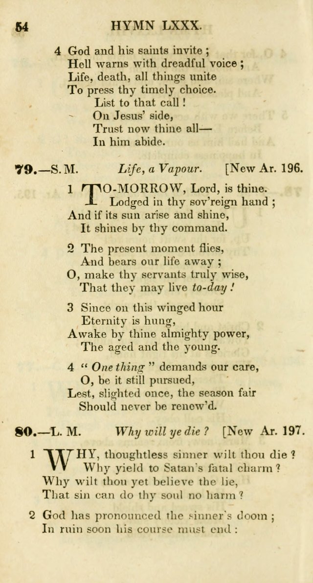 Additional Hymns, Adopted by the General Synod of the Reformed Protestant Dutch Church in North America, at their Session, June 1846, and authorized to be used in the churches under their care page 59