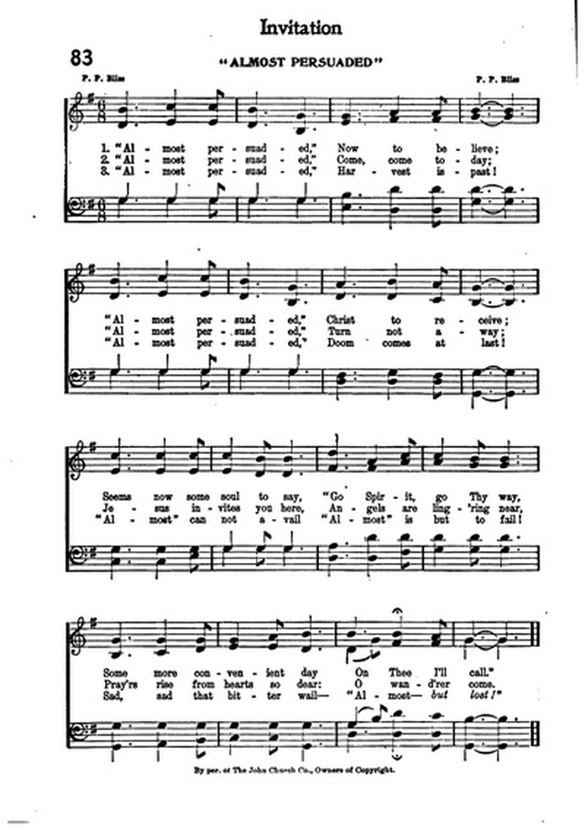 Association Hymn Book: for use in meetings for men page 61