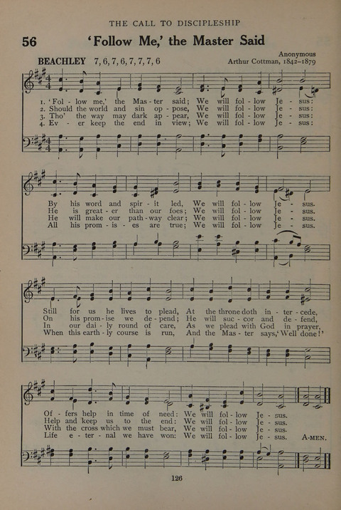 The Abingdon Hymnal: a Book of Worship for Youth page 124