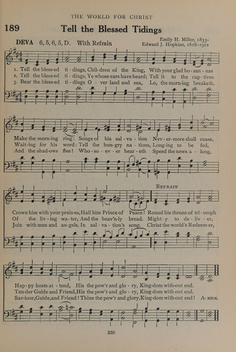 The Abingdon Hymnal: a Book of Worship for Youth page 237