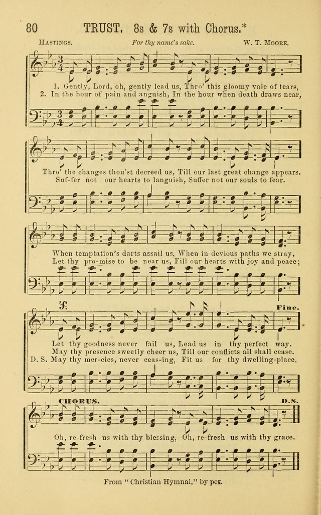 Apostolic Hymns and Songs: a collection of hymns and songs, both new and old, for the church, protracted meetings, and the Sunday school page 80