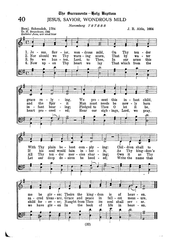 American Lutheran Hymnal page 240