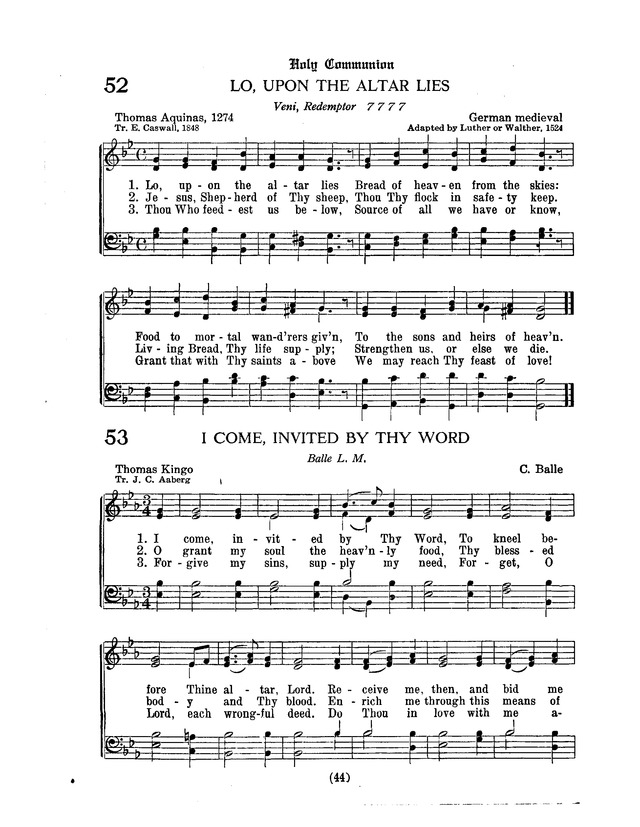American Lutheran Hymnal page 252