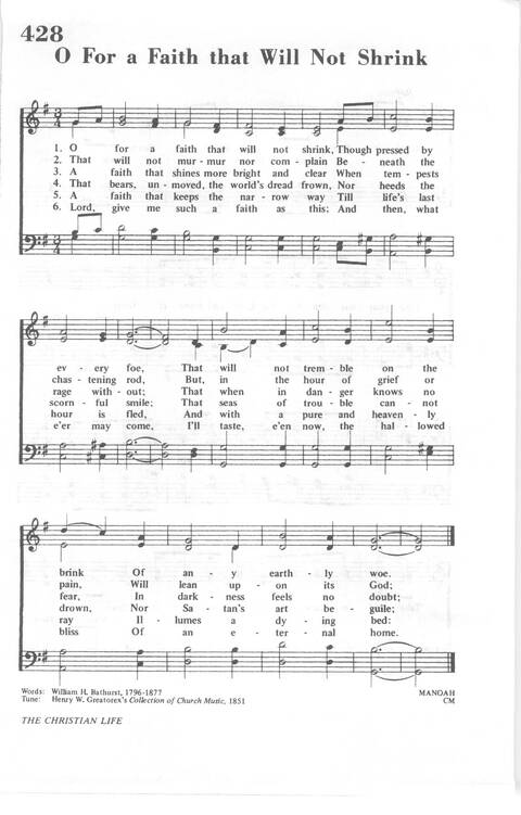African Methodist Episcopal Church Hymnal page 461