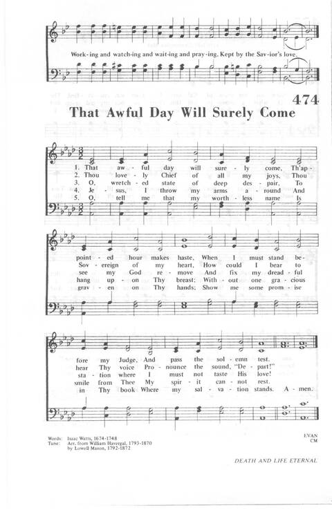 African Methodist Episcopal Church Hymnal page 524