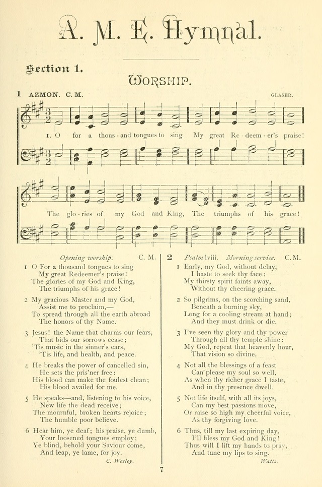 African Methodist Episcopal hymn and tune book: adapted to the doctrine and usages of the church. page 30