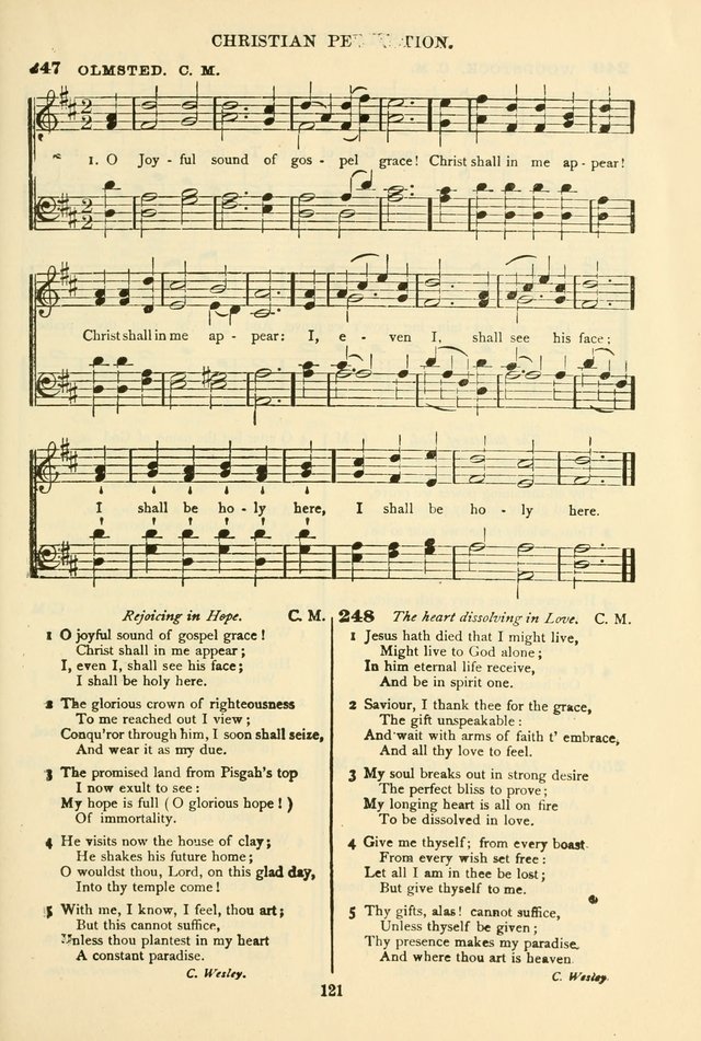 The African Methodist Episcopal Hymn and Tune Book: adapted to the doctrines and usages of the church (6th ed.) page 121