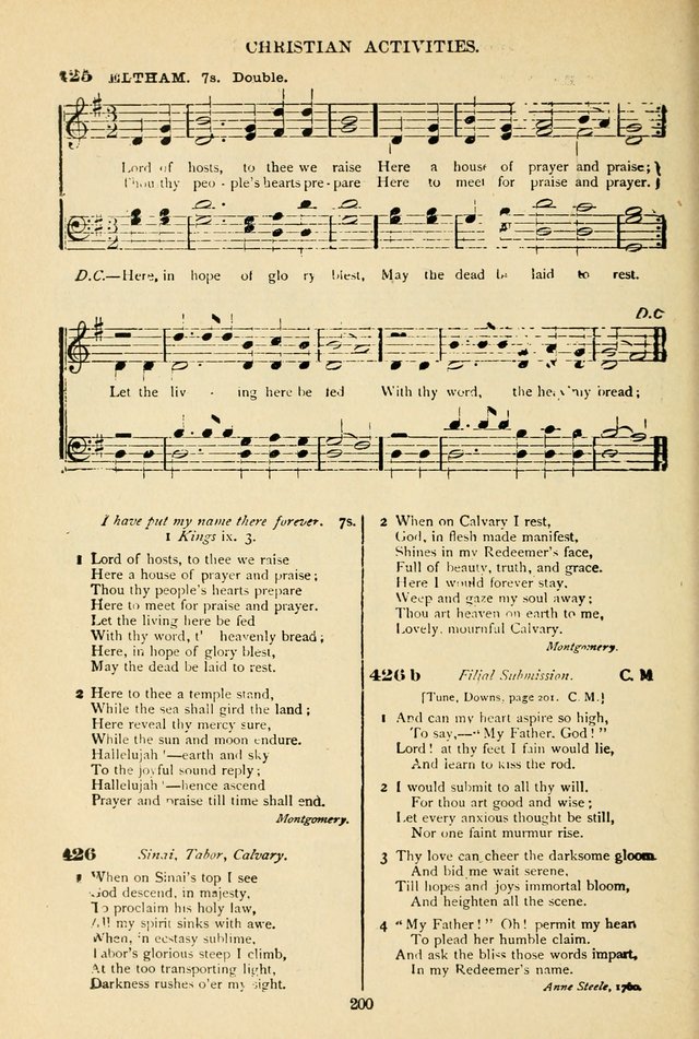 The African Methodist Episcopal Hymn and Tune Book: adapted to the doctrines and usages of the church (6th ed.) page 200