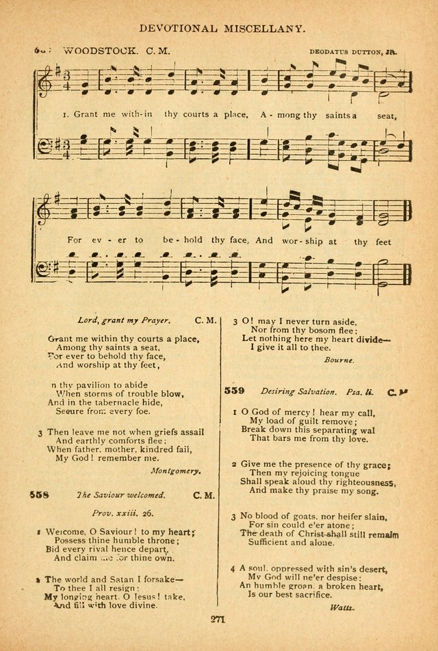 The African Methodist Episcopal Hymn and Tune Book: adapted to the doctrines and usages of the church (6th ed.) page 271