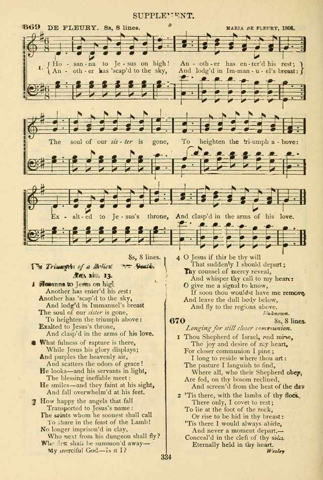 The African Methodist Episcopal Hymn and Tune Book: adapted to the doctrines and usages of the church (6th ed.) page 334