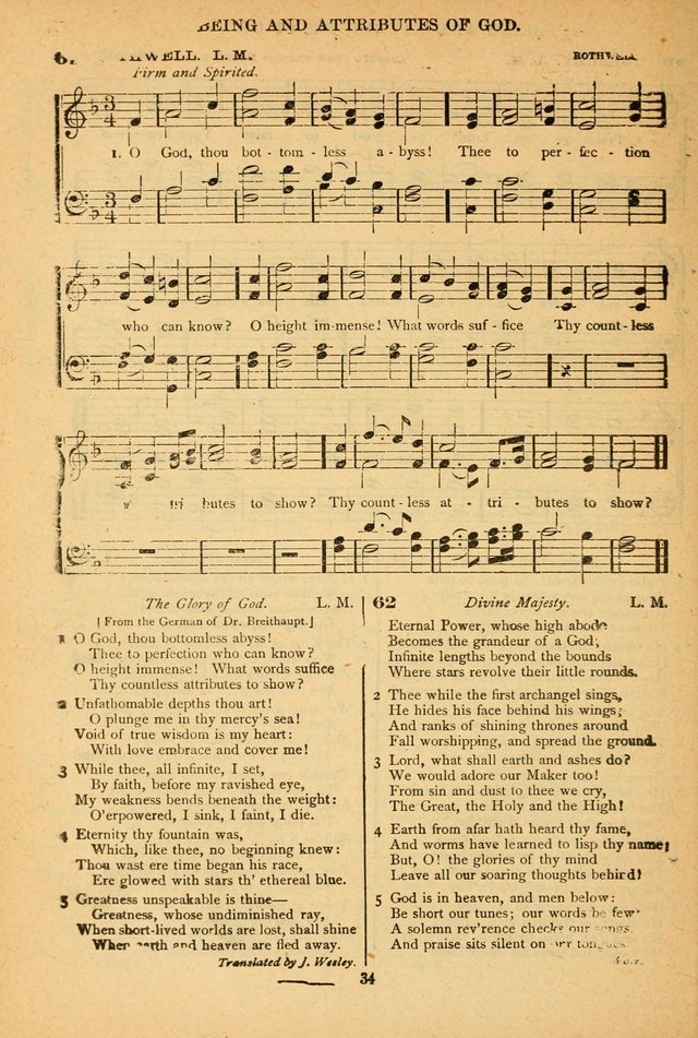 The African Methodist Episcopal Hymn and Tune Book: adapted to the doctrines and usages of the church (6th ed.) page 34