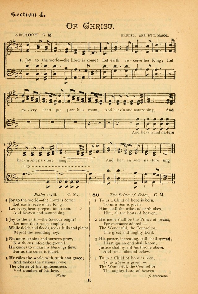 The African Methodist Episcopal Hymn and Tune Book: adapted to the doctrines and usages of the church (6th ed.) page 43