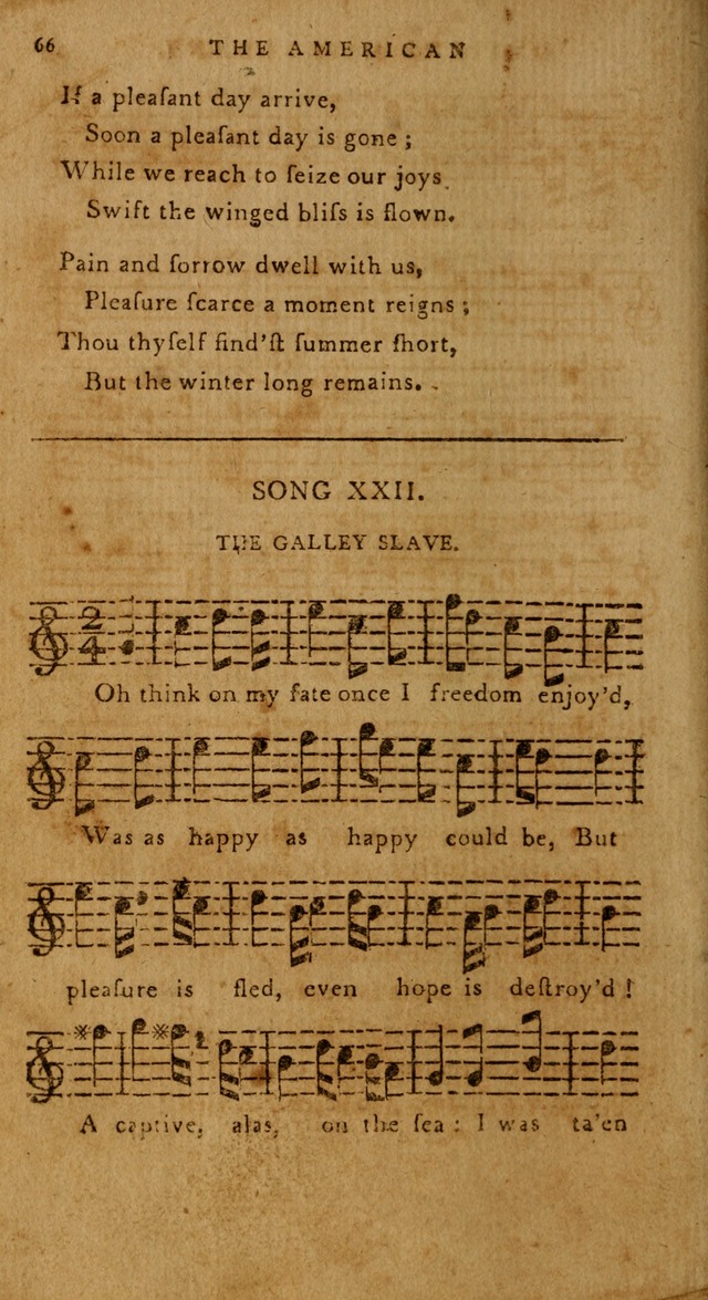 The American Musical Miscellany: a collection of the newest and most approved songs, set to music page 54