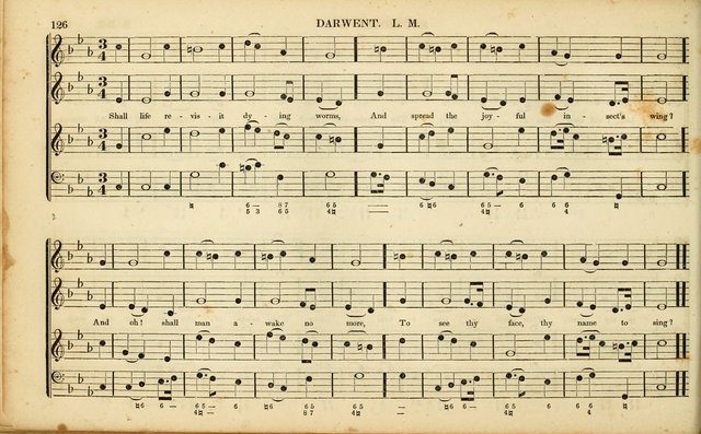 American Psalmody: a collection of sacred music, comprising a great variety of psalm, and hymn tunes, set-pieces, anthems and chants, arranged with a figured bass for the organ...(3rd ed.) page 123