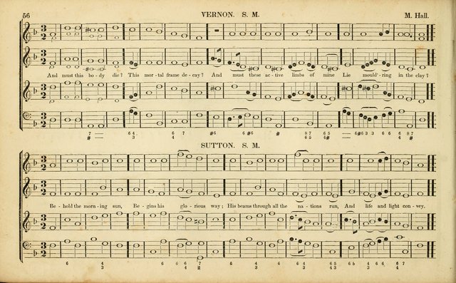 American Psalmody: a collection of sacred music, comprising a great variety of psalm, and hymn tunes, set-pieces, anthems and chants, arranged with a figured bass for the organ...(3rd ed.) page 53