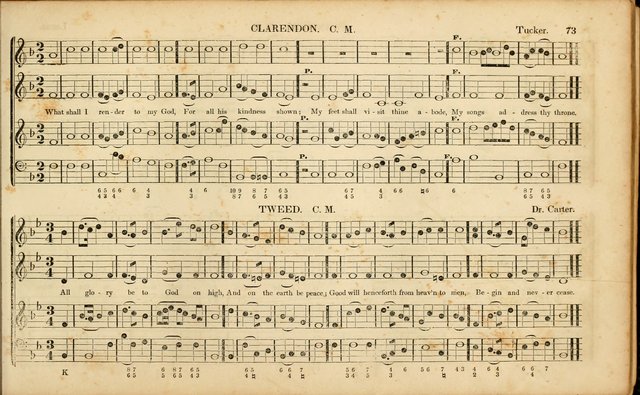 American Psalmody: a collection of sacred music, comprising a great variety of psalm, and hymn tunes, set-pieces, anthems and chants, arranged with a figured bass for the organ...(3rd ed.) page 70