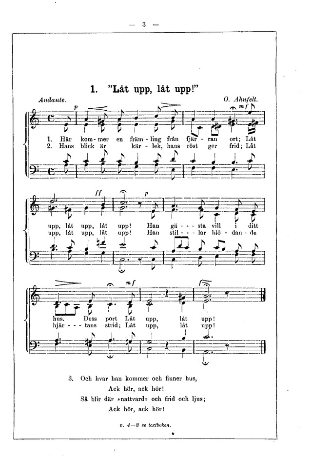 Andeliga Sånger (3. upplagan) page 1