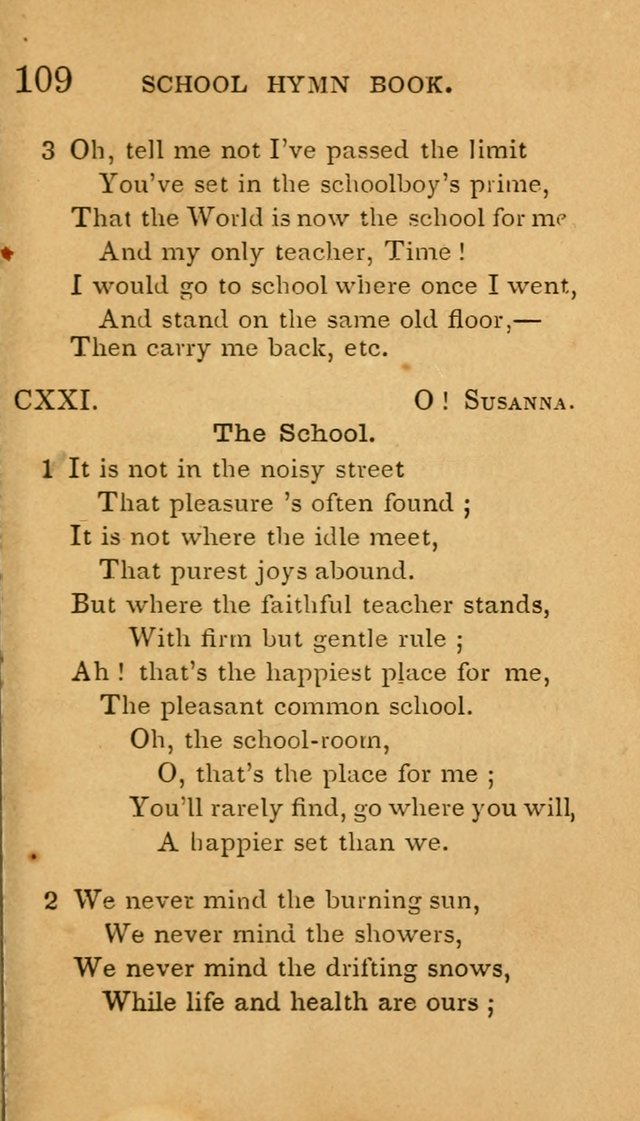 The American School Hymn Book page 109