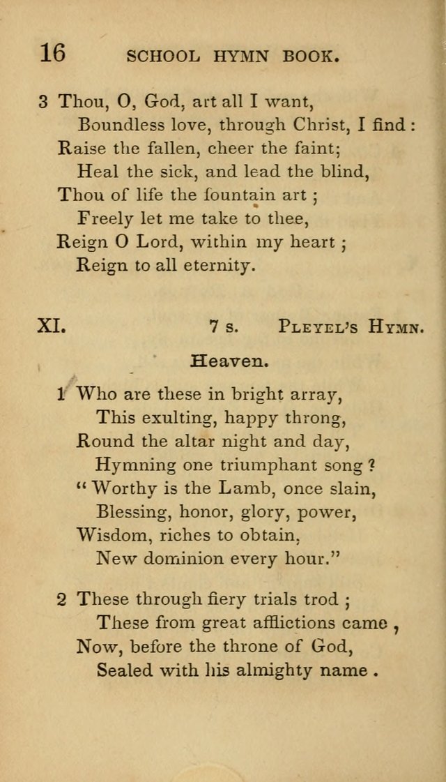 The American School Hymn Book page 16
